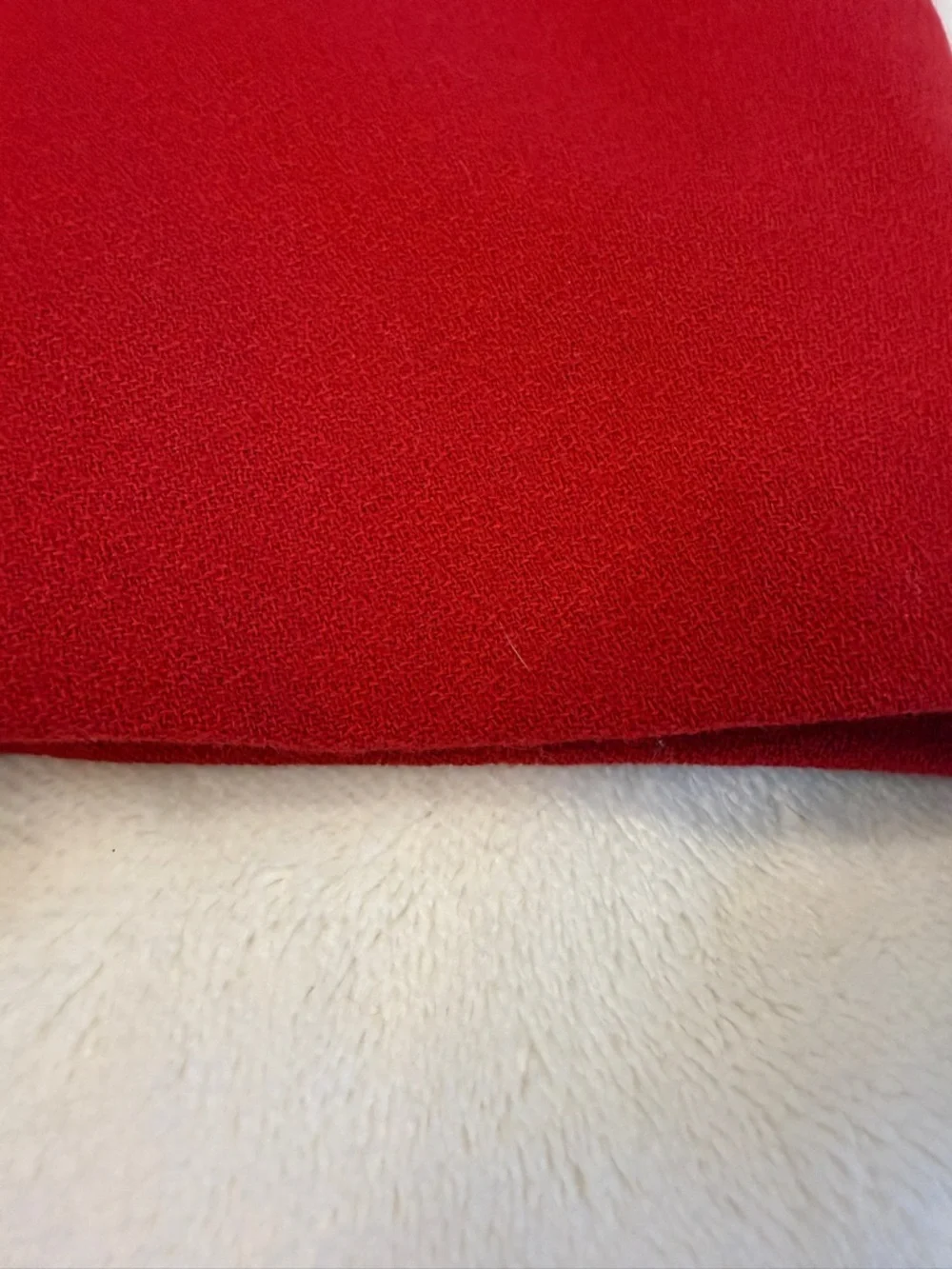 Vintage Europa Collection Diffusion Red 100% Wool Blazer / Suit Jacket 40/42